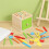 Wooden Color Sorting for Montessori Educational Shape Matching Puzzle Cognitive Development Game Early Learning 8