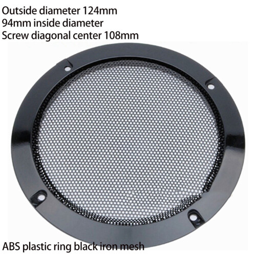 4Pcs 4 Inch Speaker Speaker Grille Speaker Face Shield Replaceable Round Speaker Protection Grille 2