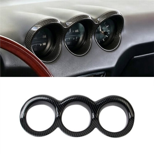 Middenconsole Dashboardbekleding voor  240Z 1969-1973 Accessoires Koolstofvezel 2