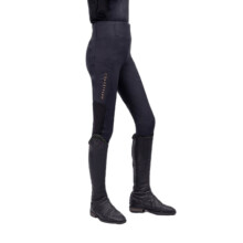 (7-8 Years, Black) Coldstream Girls New Generation Ednam Horse Riding Tights