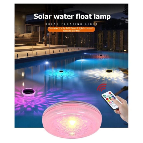 Intelligent Light Control Solar Float Light Colorful Gradual Change Home Ambient Light Outdoor/Pool/Courtyard Floodlight 2