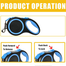 Retractable Pet Dog Leash for Small  Dogs Cats Hiking Running Puppy Traction Belt Labrodor Golden Retriever Product GRAY