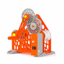 3D Printer Filament Respooler 1kg Spool Rewinder Detachable Modular Design for 3D Printing Filament Management B US Plug