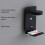 2X Reading Wall Light with USB Port Charging  Rack Bedside Lamp with  -Black 4
