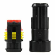 320PCS Car Connector Box - HID Xenon Lamp Wiring Harness Connector - Waterproof Car Connector 2-Pin