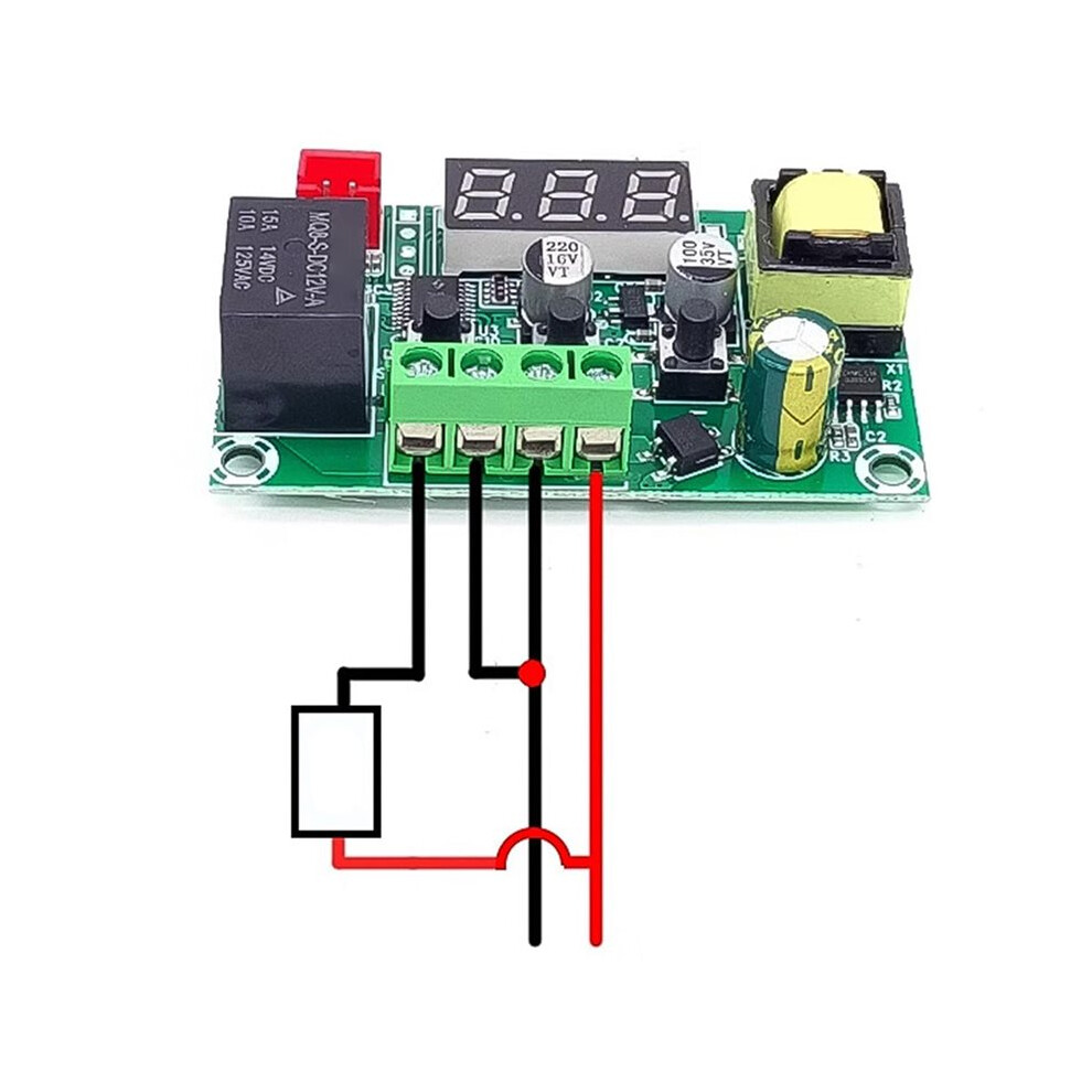 Electronic Temperature Temp Control Module Waterproof Ntc Dc220v 10A Electronic Digital Thermostat Module 4711832212351