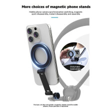 Phone Action Camera 2 in 1 Neck Hold Mount for Action6/5 Universal Hands-Free Phone Holder & Action Camera Accessory B