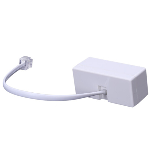 RJ11 Plug to Dual UK BT Telephone Socket Convertor 1