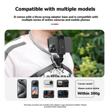 Quick Release Silicone Neck Mount Hold Strap for Hero Osmo Action and Other Action Cameras