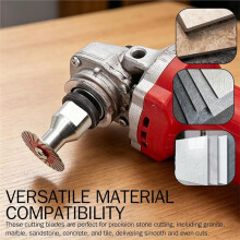 1.57" Marble Saw Blades Set with 5/8"-11 Flange for Grinders,Stone Cutting in Granite,Marble,Sandstone,Concrete and Tile