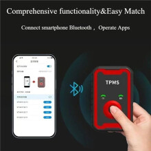Programmeerbare TPMS-Sensoren 2-in-1 433MHz+315MHz, Programmeren Via Mobiele Telefoon