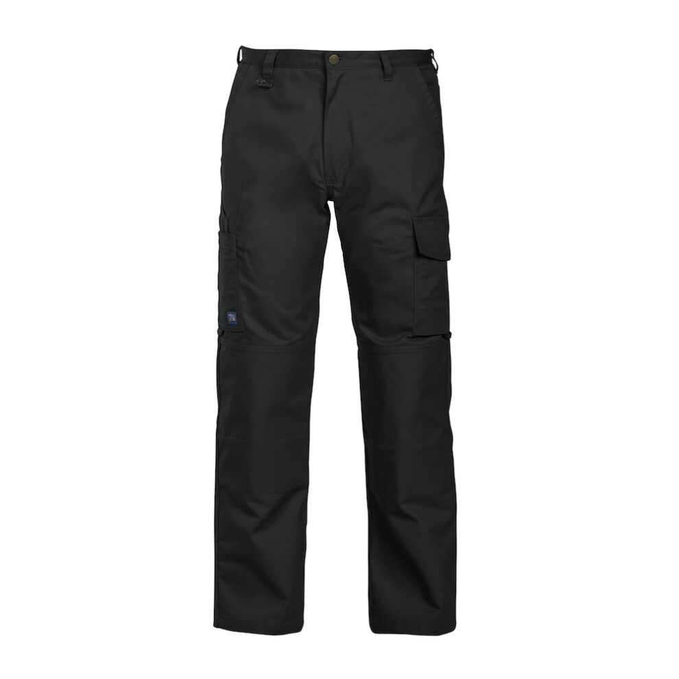 (28R, Black) Projob Mens Cargo Trousers 5063107364760