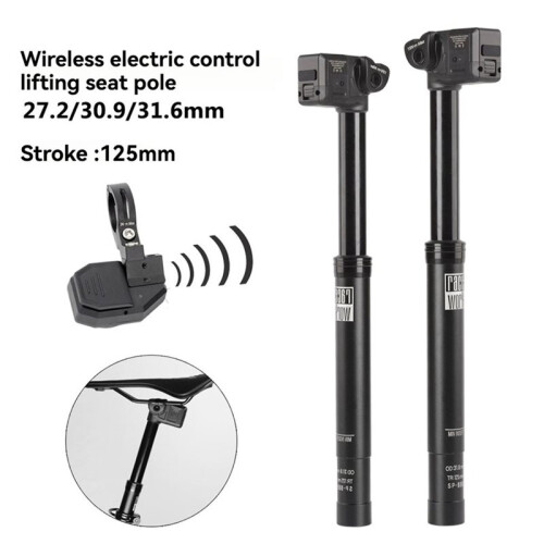 RACEWORK Wireless Controlled Dropper  Post Mountain Road Bicycle Wireless  Electric Dropper  Post 31.6