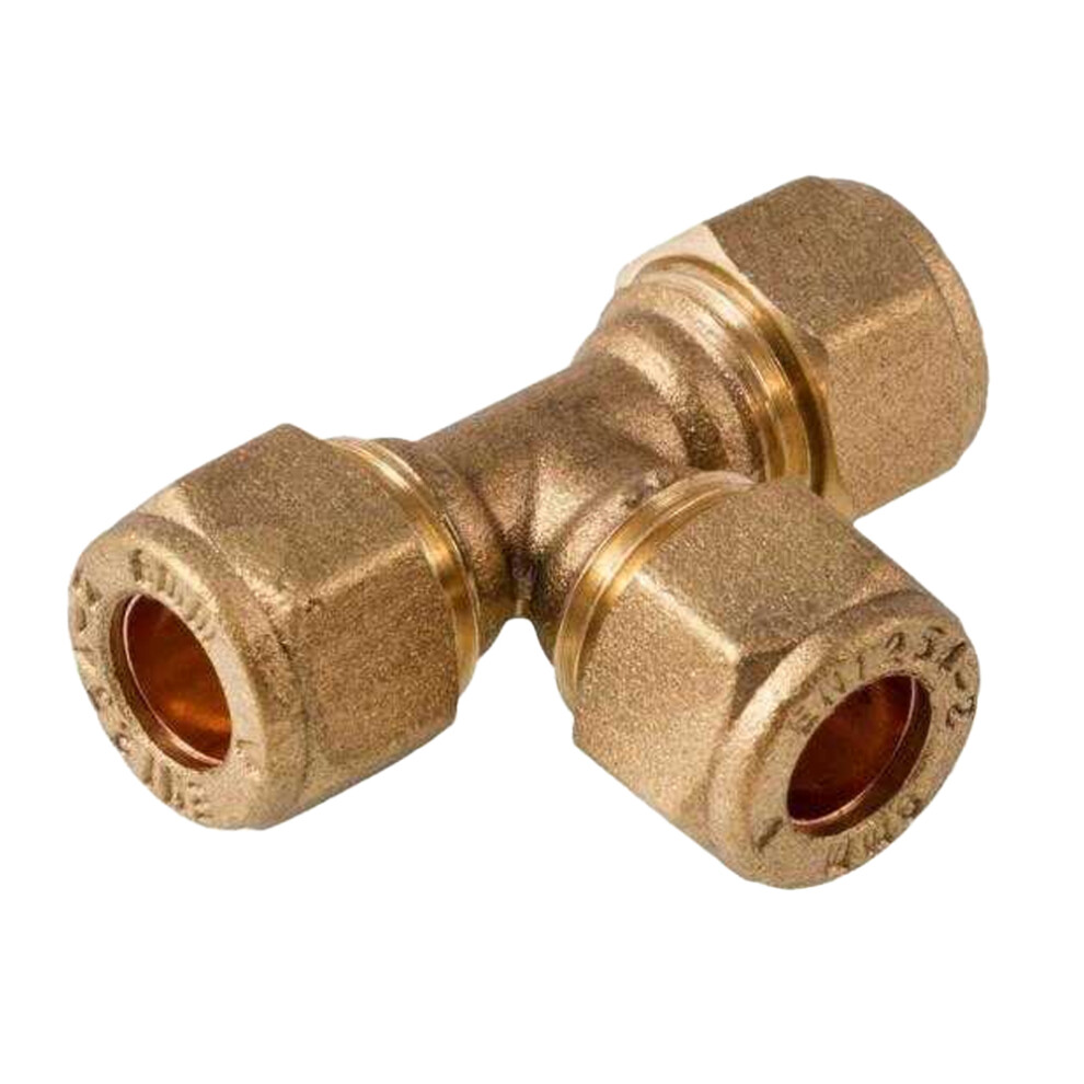 (10Mm, Copper) Securplumb Compression Equal Tee 5063884015152