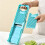 Double-Door Grater/Shredder, Multi-Functional Kitchen Tool for Shredding, Slicing, and Cutting Vegetables. 6