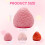 (3 Pcs, -) Iso mansikka squishy 7