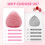 (1pc Pink, -) Iso mansikka squishy 6