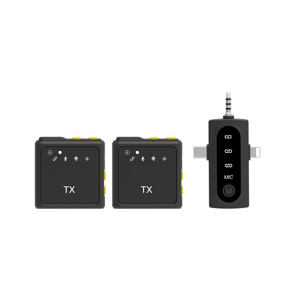 2In1 Wireless Lavalier Microphone With Intelligent Noise Reduction And Reverberation For Mobile Live Streaming 6033633425135