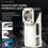 Portable LED Flashlight with Tail Magnet USB Rechargeable Super Bright COB Cap Clip Light for Camping Lantern White 5