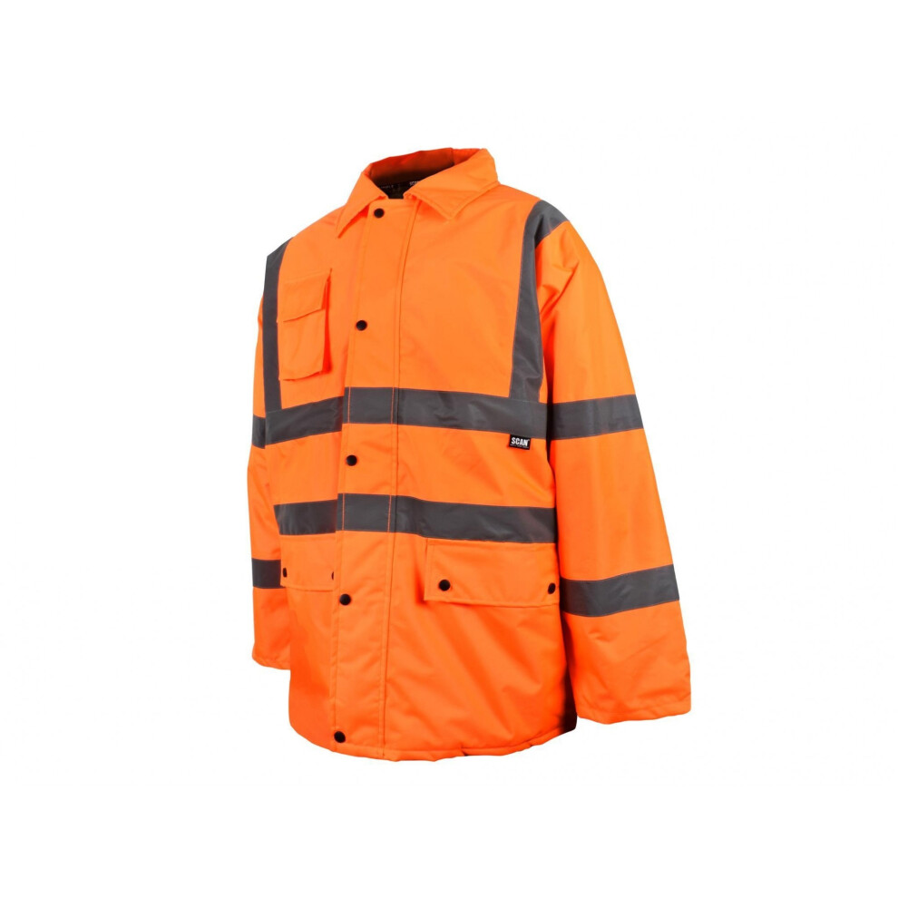 (M (41In), Multi Colour) Scan Hi-Vis Motorway Jacket Orange 5063750503493