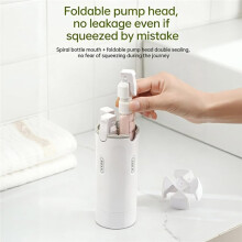 4-in-1 Travel Dispenser, 30ML Portable Travel Bottles for Toiletries, Leak Proof Refillable Travel Container for Lotion