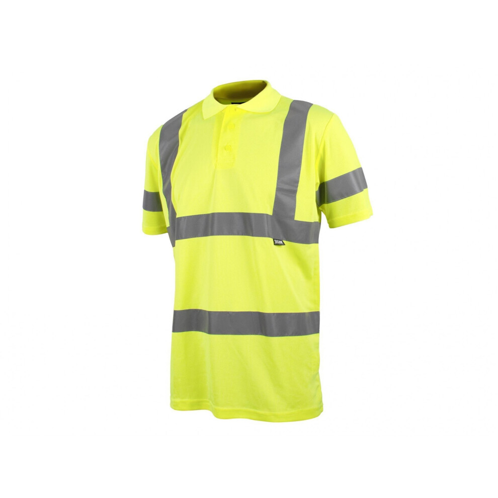 (Xxl (50In), Multi Colour) Scan Hi-Vis Yellow Polo Shirt 5063750503677