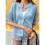 Women'S Short Sleeve Openwork Crochet Button Front Knit Cardigan  L 2