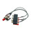 2-Way Button Type Sound Switching Board Signal Input Not Common-Ground Mechanical  Type with 0.5M Shielded Wire 5