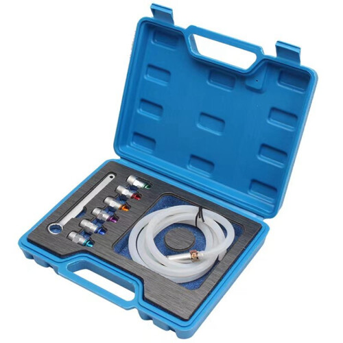 8pc Brake Bleeder Wrench Set with Extractor Socket & Check Valve for Efficient Bleeding 1