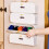 Underwear Socks Storage Box, Multifunctional Storage Box, Plastic Wall Mount Underwear Drawer Organizer, for Socks, Ties 2