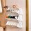 Underwear Socks Storage Box, Multifunctional Storage Box, Plastic Wall Mount Underwear Drawer Organizer, for Socks, Ties 3