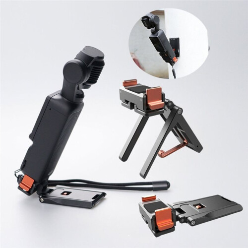 Folding Tripod for  Osmo Pocket 4/3 Magnetic Foldable Selfie Stick Hook Stand for Desktop Video 2