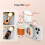 Phone Camera Shutter Assistant Hand Grip Magnetic  Phone Holder Aid Remote Control Handle with Fill Light 4