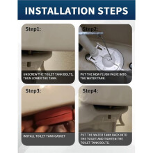 Válvula de Descarga Do Toilette Substituição de Peças para American Standard 4149a/4215a/4260/4266, Inclui Flapper/Junta