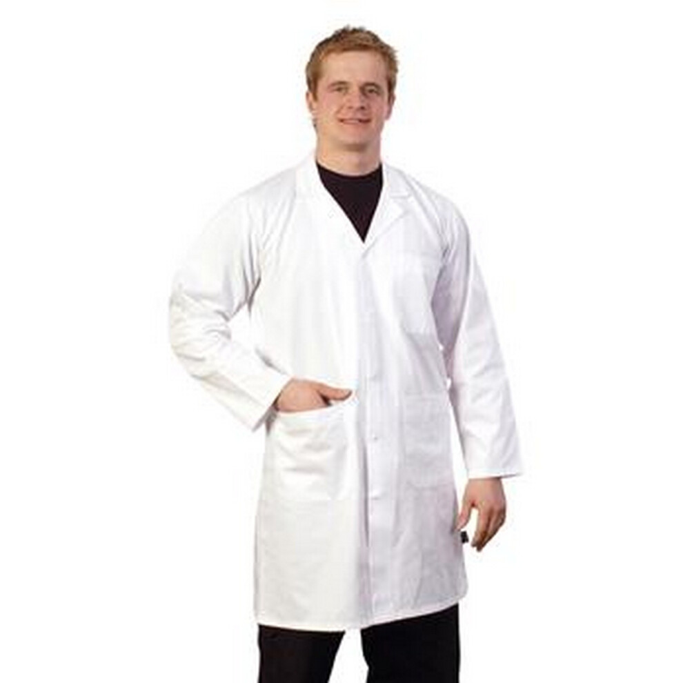 (S, White) Bonchef Adults Hygiene Coat 5059000116995