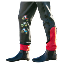 (3-4 Years, Charcoal Grey/Red) Little Knight Boys Tractor Collection Horse Riding Tights