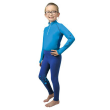 (9-10 Years, Cobalt Blue/Ocean Blue) Hy Childrens/Kids DynaMizs Ecliptic Horse Riding Tights