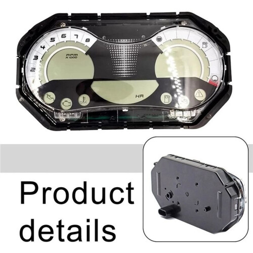 Quadro Strumenti Tachimetro con Display LCD e Cornice Cromata 278002273 per   130 2008-2010 2