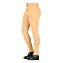 (10 Years, Beige) Saxon Childrens/Kids Zip Front Warm Up Jodhpurs