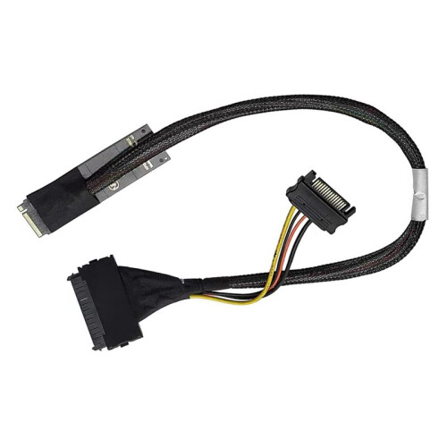 PCIe 4.0 M.2 to SFF-8639 U.2 SSD Adapter Cable Extension Cable High-Speed Data Transfer Plug-and- 70CM 2