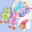 (Random, 4pcs) 2026 ankka puristus stressipallo 5