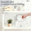 Wipes Dispenser with Weighted Plate, Perfect Pull Baby Wipe Holder, Refillable Wipe Container, Keeps Wipes Freshs 6