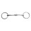 (4.25in, Silver) Lorina Single Jointed Loose Ring Bradoon 1