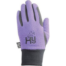 (L, Black/Purple) Hy5 Children/Kids Winter Two Tone Riding Gloves