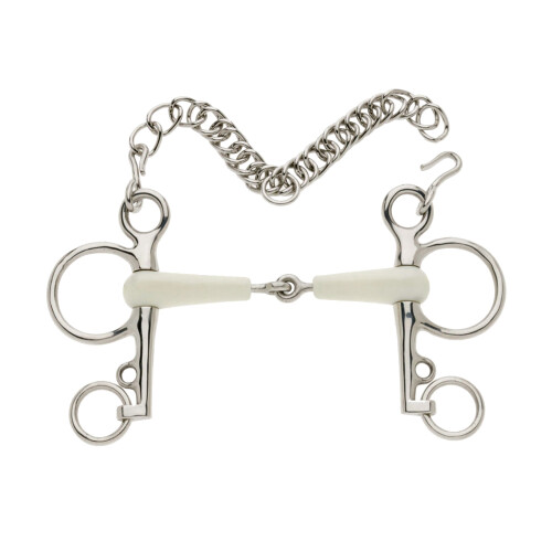 (6in, Silver) Lorina Flexi Jointed Pelham