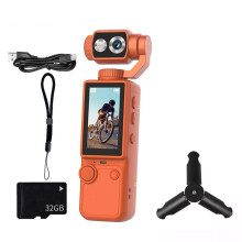 Q8 Handheld Outdoor Sports Camera Ultra-Clear Auto-Focus Conference Recording Portable Pocket Camera 32G C