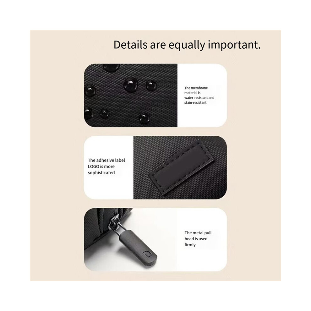 Electronics Organizer Travel Case For Earphone Phone Cables Usb Flash Drive Daily For Cable Storage Bag A 4711239769373