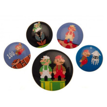 Super Mario Badge Set (Pack of 5)