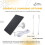 Solar Panel for Outdoor Security Camera,5W Waterproof Solar Panels Charger for  Spotlight Cam /Pro 9