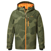 (L, Khaki) TOG24 Mens Palisade Pixel Camo Ski Jacket